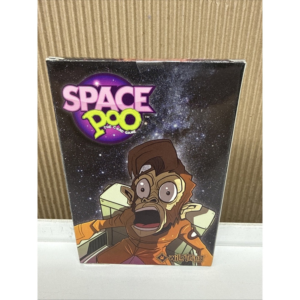 Space Poo the Card Game Family Party Strategy Monkey Board Game 2-8 Players NEW